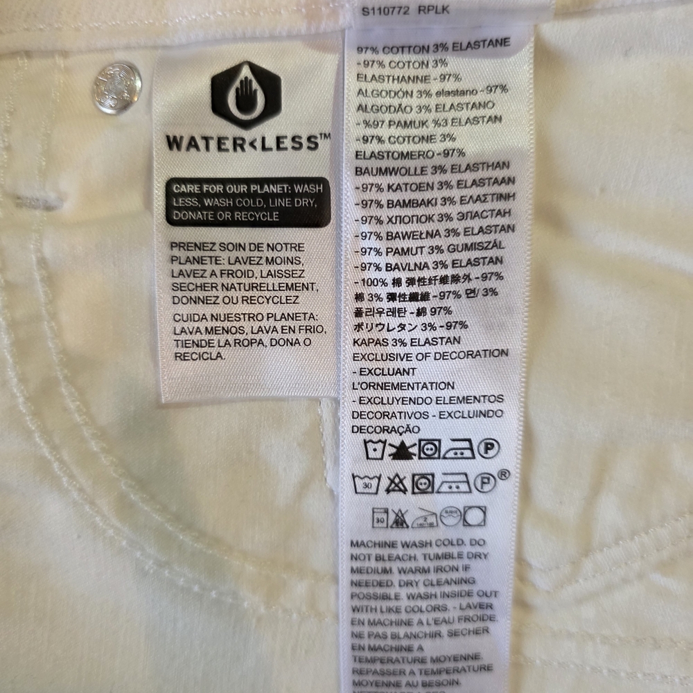 Levi's Women's White 311 Shaping Skinny Jeans Size 32x28 - Picture 12 of 12